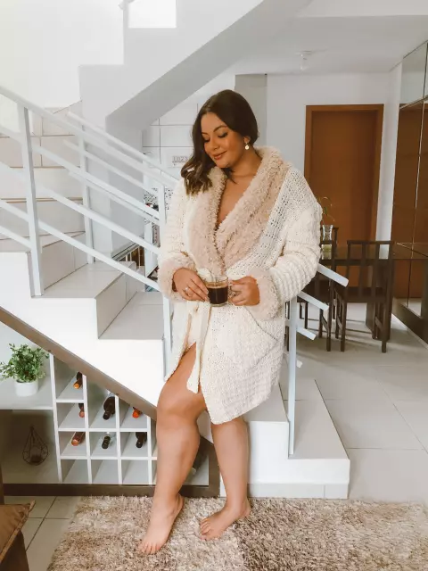 Robe com Pelo