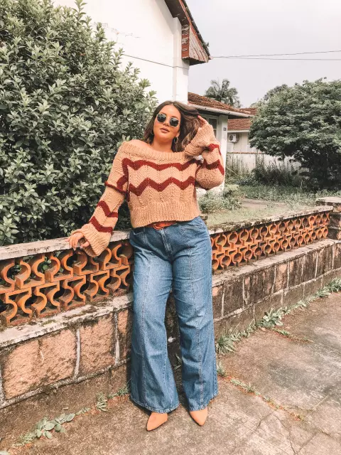Blusa Chevron