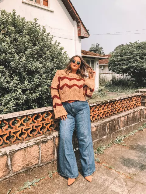 Blusa Chevron