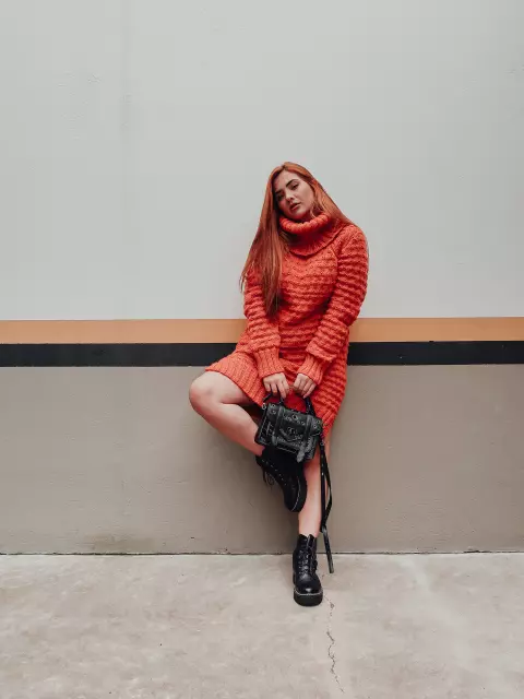 Vestido Tijolo