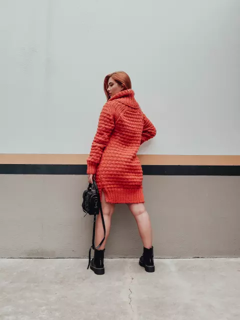 Vestido Tijolo