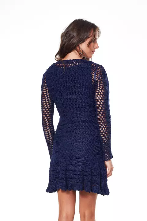 Vestido com Franja