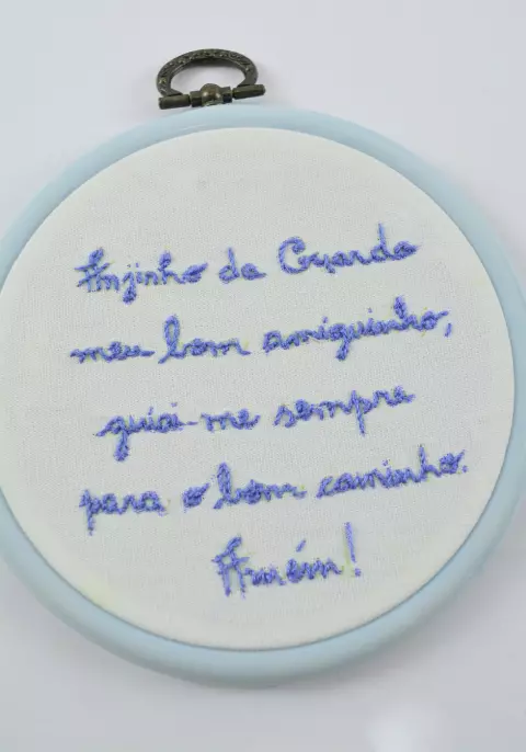 Bordado Anjinho da Guarda