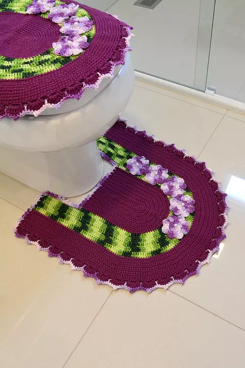 Jogo de Banheiro Violeta