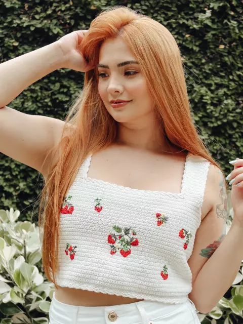 Cropped Morangos