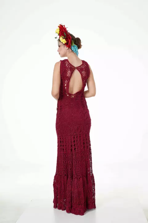 Vestido Bordô Aline