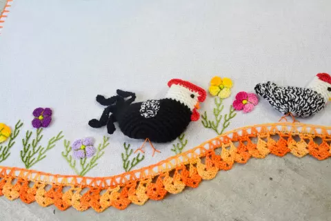 Pano de Prato Galinha