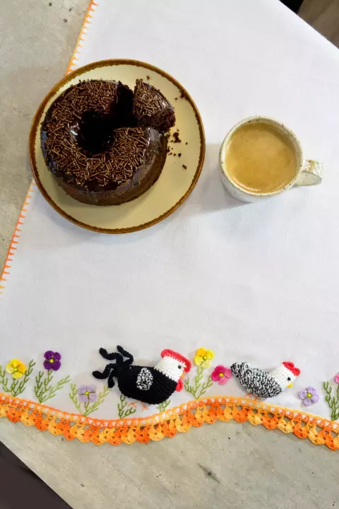 Pano de Prato Galinha