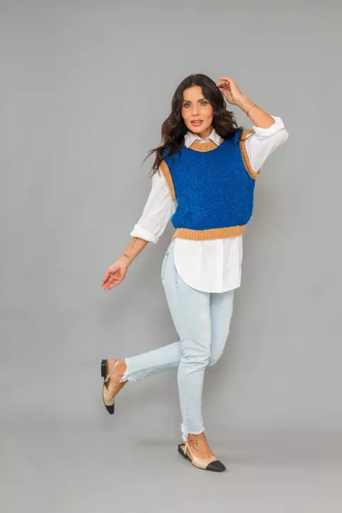 Colete Bicolor