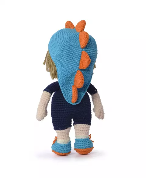 Menino João com Mascote