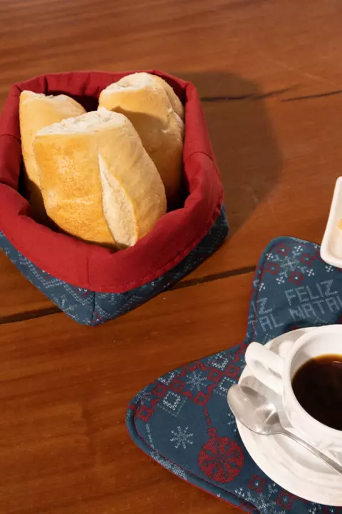 Mug Rug Noite Estrelada