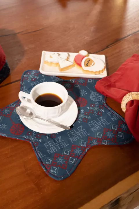 Mug Rug Noite Estrelada