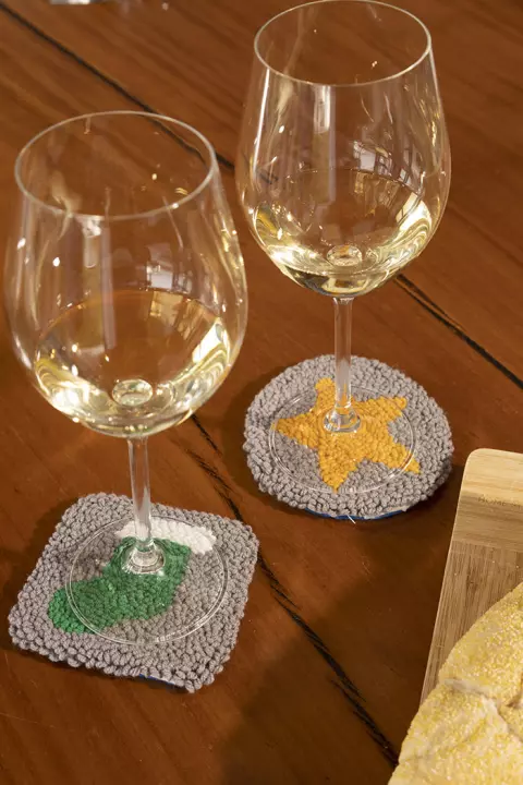 Porta-Copo Estrela de Natal