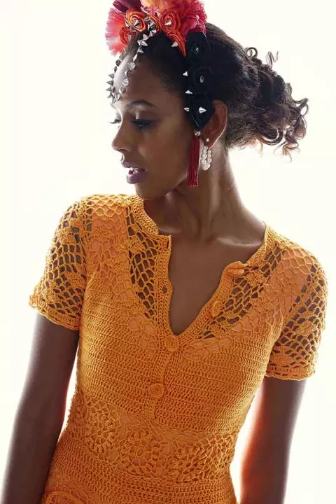 Vestido Cenoura
