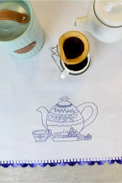 Pano de Prato Coffee Time