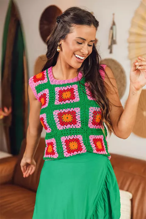 Blusa Squares