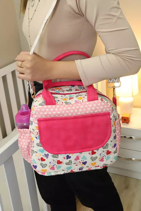 Bolsa e Necessaire Corações