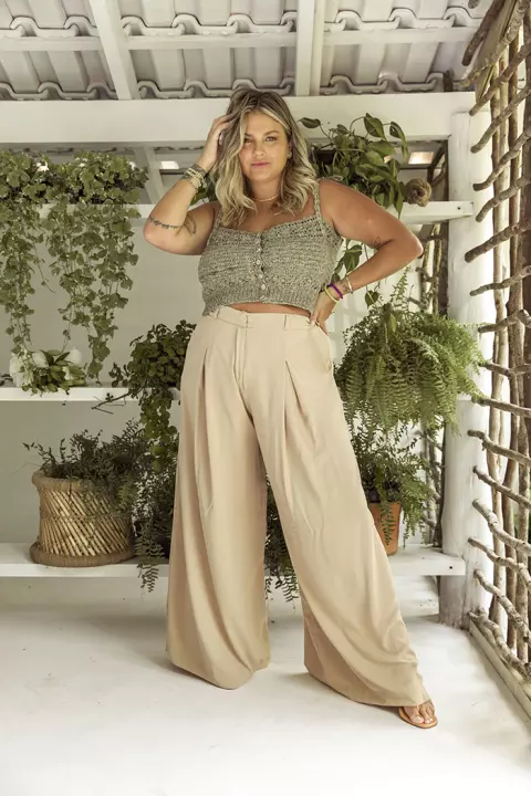 Cropped Jeans Militar