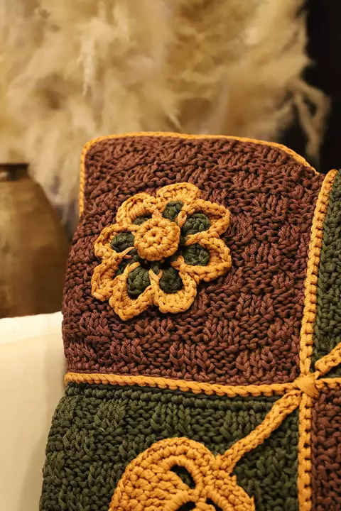 Almofada Flores Squares