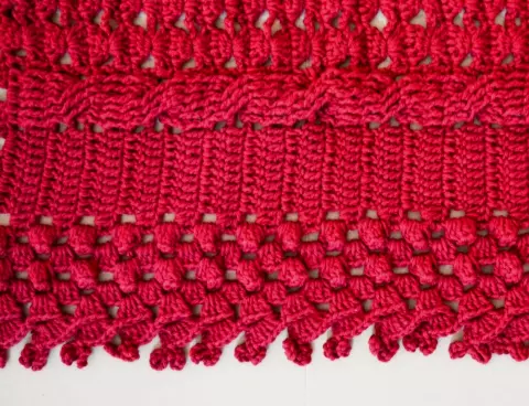 Tapete Trançado Vermelho