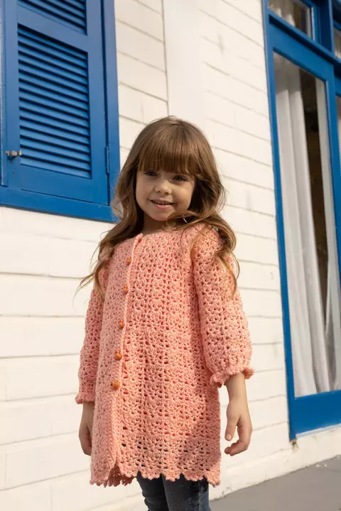 Vestido Com Botões Infantil