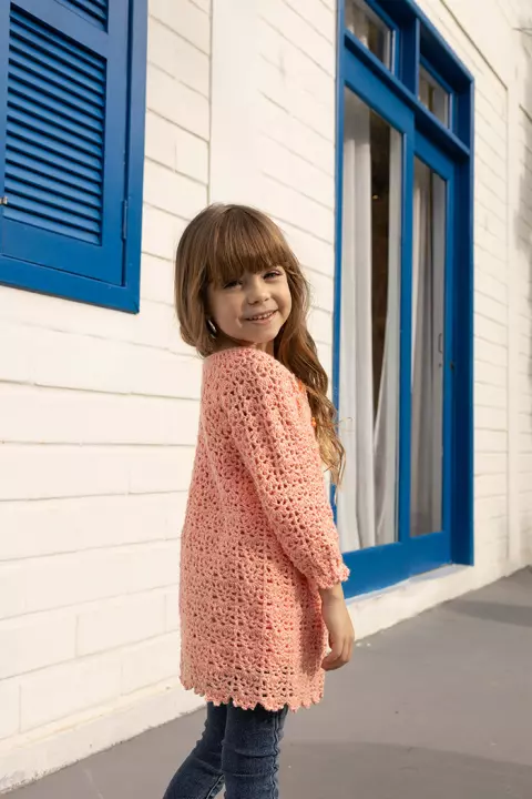 Vestido Com Botões Infantil
