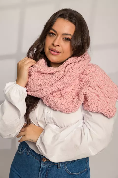 Cachecol Rosa-Antigo