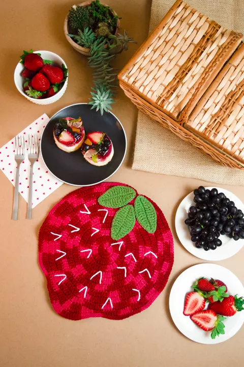 Jogo de Sousplat Frutas