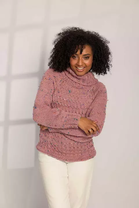 Blusa Rosa Antigo