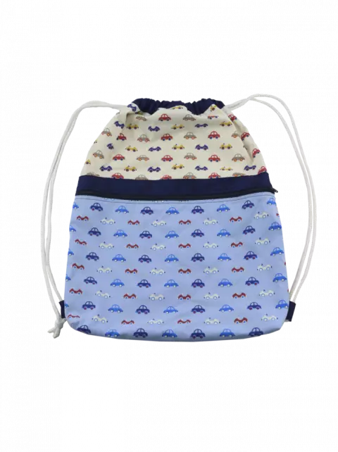 Mochila e Estojo Carrinhos