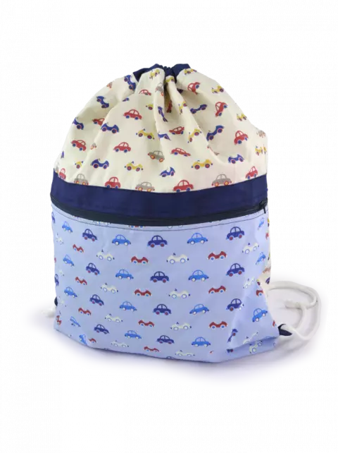 Mochila e Estojo Carrinhos