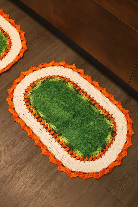 Jogo de Tapete Decore Esmeralda