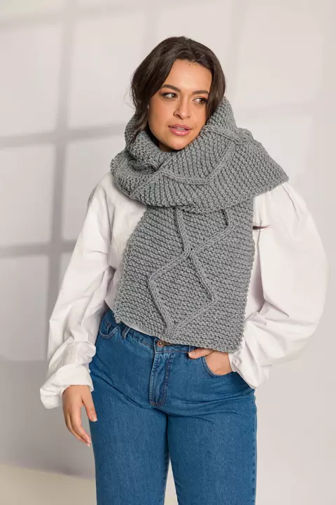 Cachecol Cinza