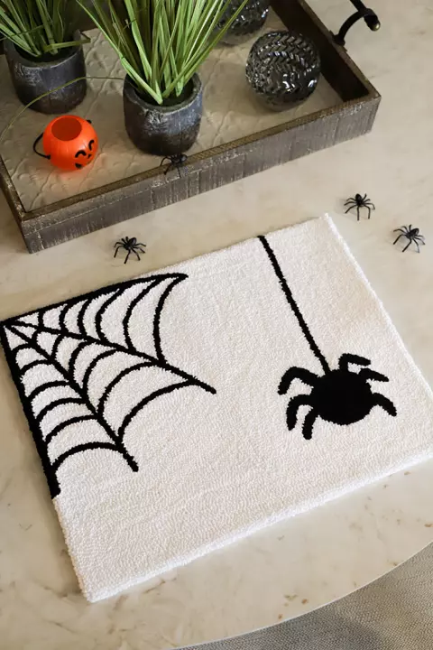 Jogo Americano Punch Needle Teia de Aranha