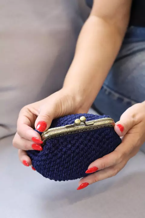 Bolsinha Azul