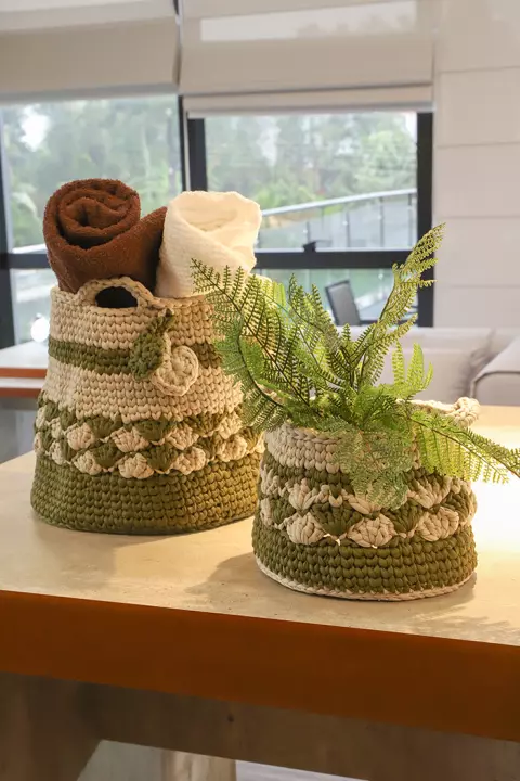 Conjunto de Cestos Floresta