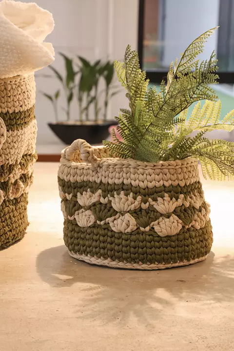 Conjunto de Cestos Floresta