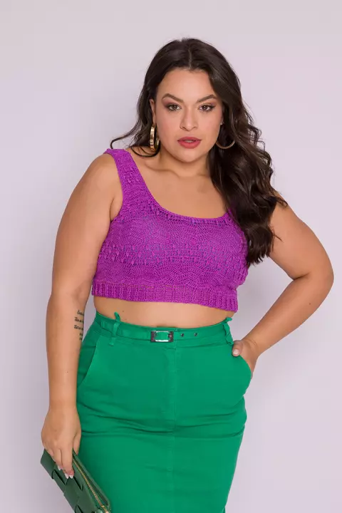 Cropped Roxo Cítrico