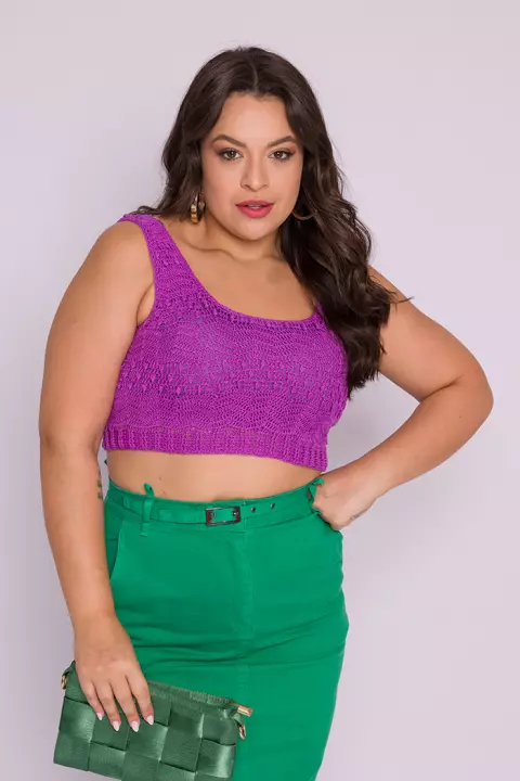 Cropped Roxo Cítrico