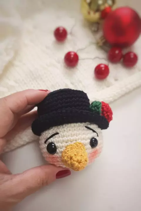 Bolinha de Natal Boneco de neve