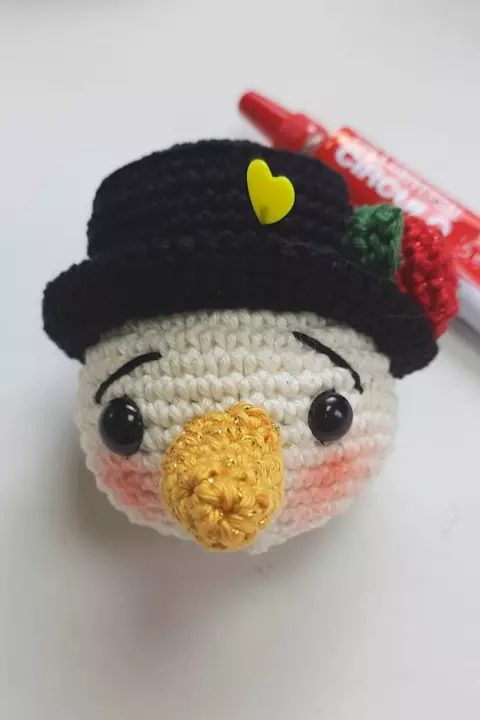 Bolinha de Natal Boneco de neve