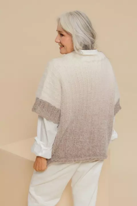 Poncho Marfim