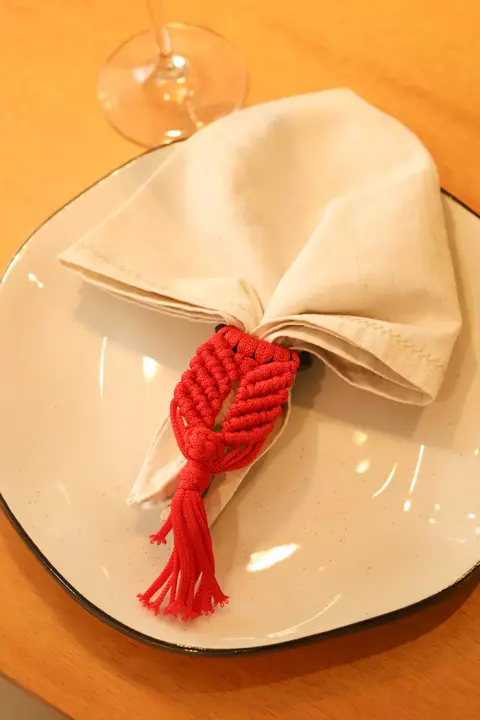 Porta-guardanapos Vermelho