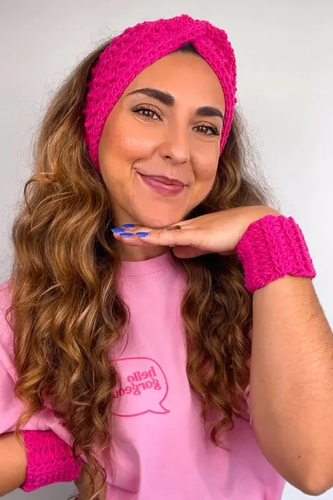 Kit de Skincare em Crochê