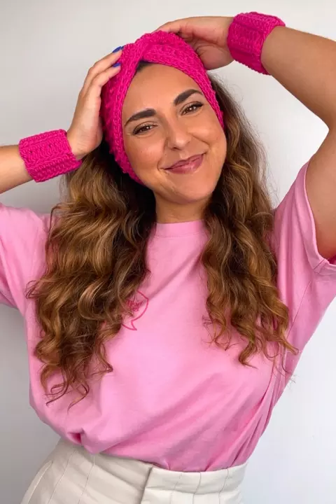 Kit de Skincare em Crochê