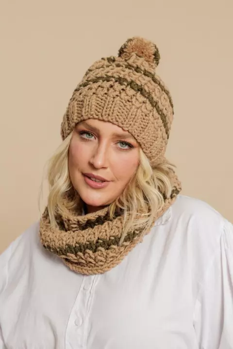 Conjunto Gola e Gorro Paquera