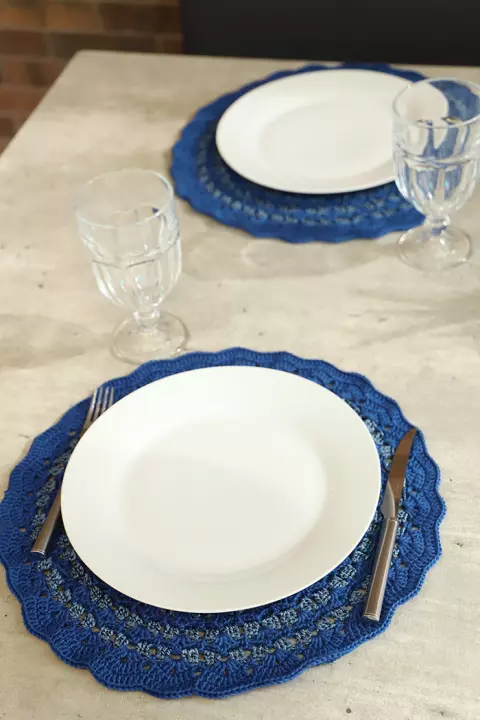 Sousplat Azul Clássico