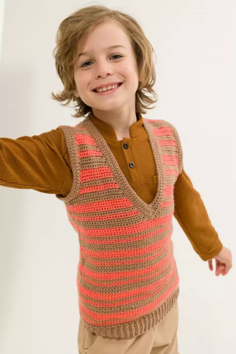 Colete Infantil Goiabada