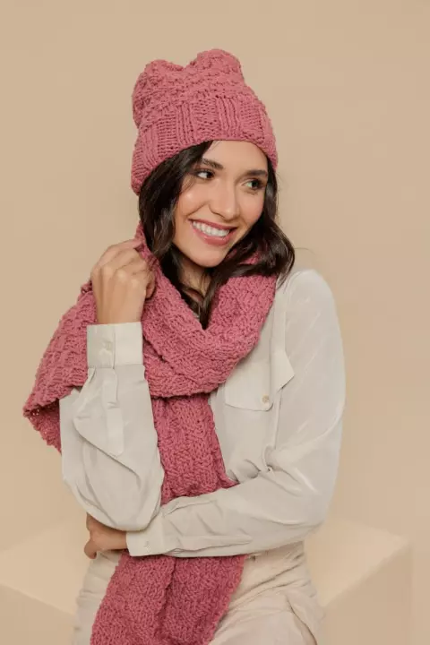 Gorro e Cachecol Boneca