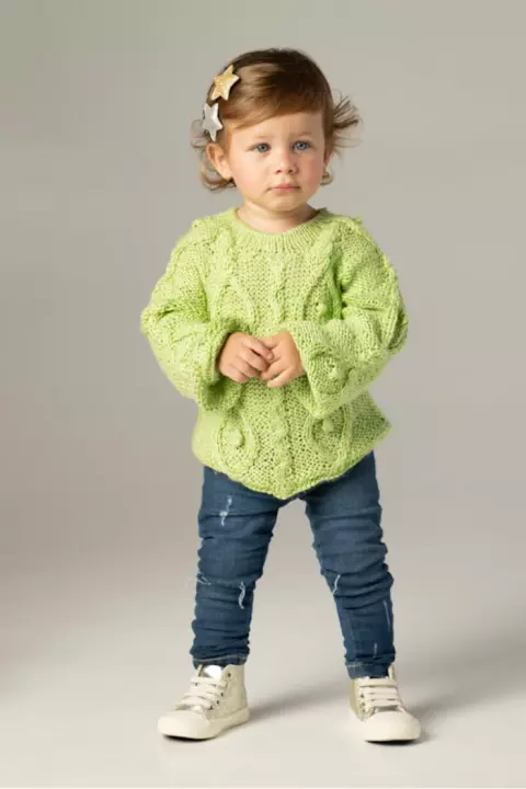 Suéter Infantil Pistache